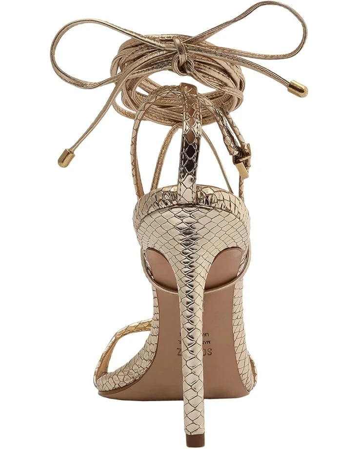 Schutz Vikki Metallic Leather Sandal | Heels 4 Schutz Vikki Metallic Leather Sandal | Heels - Image 4